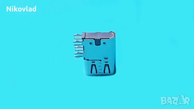 Букса (конектор) Type C USB-3.1 Г-образнална 6 pin, снимка 2 - Резервни части за телефони - 50753763