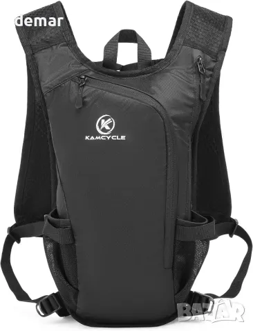 Раница KAMCYCLIE Hydration Pack с 2 л воден мехур без BPA и 2 бр. мека колба, снимка 4 - Други спортове - 48008729