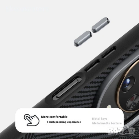 Калъф ABEEL за Huawei nova 14 Pro 5G - Магнитен, PC+TPU+Алуминий+PU Кожа, Слим(1.1мм), Хибриден Диза, снимка 7 - Калъфи, кейсове - 53187799