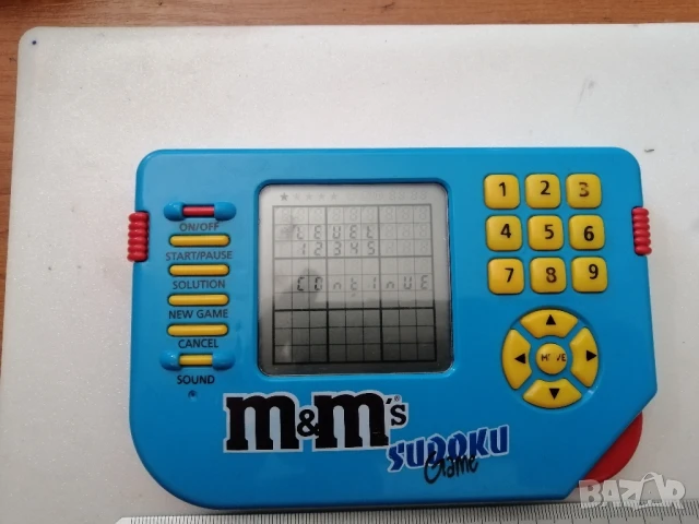 SUDOKU M&M рекламна електронна игра, снимка 3 - Друга електроника - 50836305