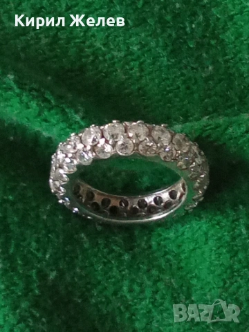 Сребърен пръстен тип Вечност символизира вечната любов подходящ за подарък 37571, снимка 11 - Пръстени - 52872657