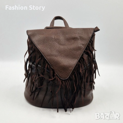 Дамска раница от еко к. с ресни – бохо стил, удобство и обем (3а и удобство за всяка кухня (6 части), снимка 5 - Чанти - 52459078