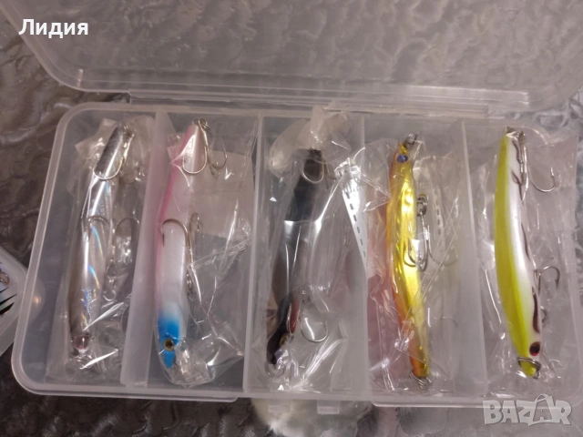 Комплект риболовни примамки – блесни и воблери (нови), снимка 2 - Такъми - 53452109