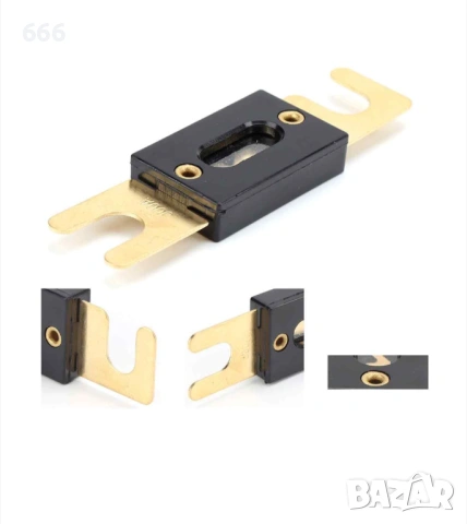  4 броя Предпазител ANL със златно покритие на пластината