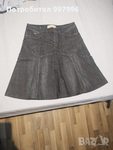 дънкова пола - Л размер, снимка 2 - Поли - 50988037