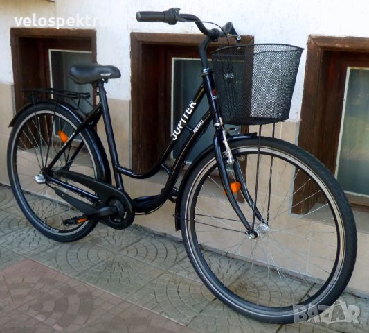 Юпитер Ретро ЧЕРЕН ! 28 цола капли ! Елегантен алуминиев велосипед!, снимка 7 - Велосипеди - 45482692