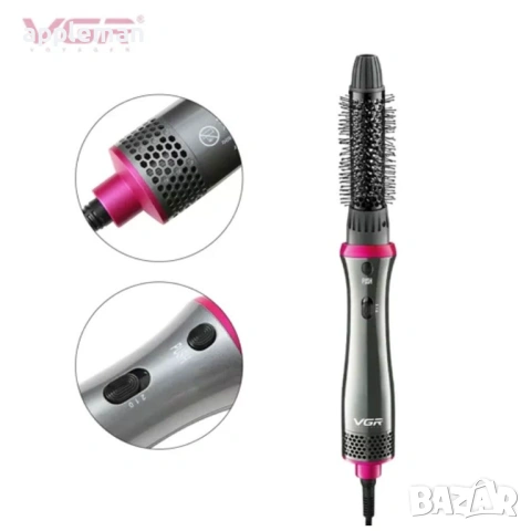 Комплект за стилизиране на коса 4 в 1 VGR V-408 изправяне накъдряне