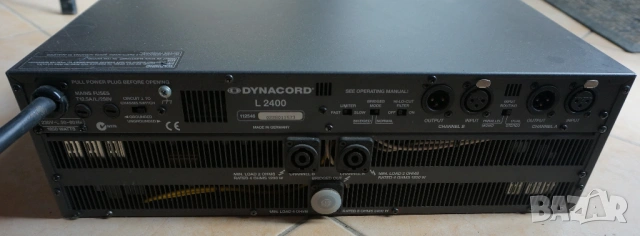 Легендарното крайно стъпало Dynacord L2400! Като нов!, снимка 4 - Ресийвъри, усилватели, смесителни пултове - 53970210