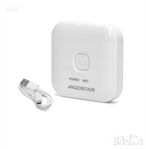 Смарт шлюз Aigostar BT Mesh, 2.4 GHz, 5V, IP20, бял, снимка 8 - Друга електроника - 52885855
