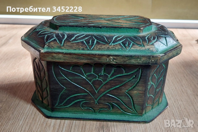 кутия дървена ретро за ценители 