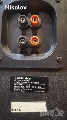 Technics SB-EX 2 тонколони, снимка 2 - Тонколони - 52592761