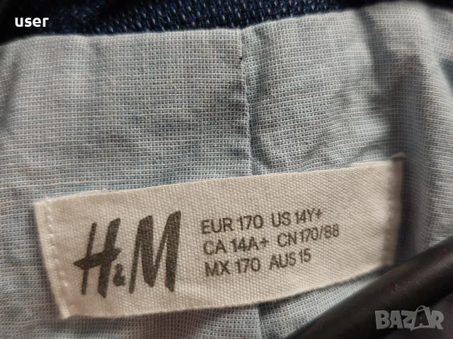 Мъжко младежко Сако HM H&M размер 170, снимка 4 - Сака - 48397271