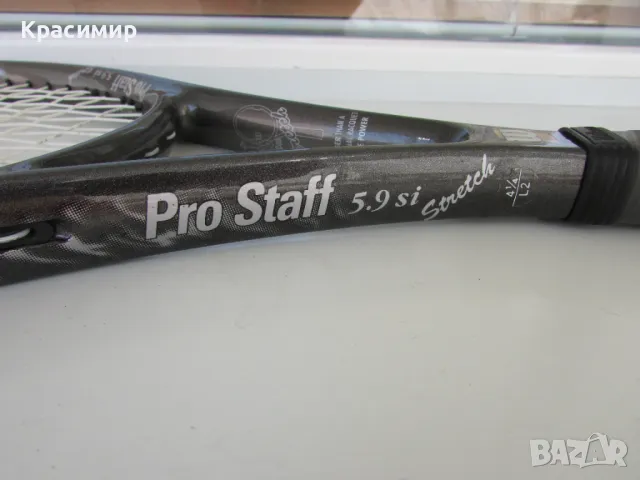 Тенис ракета Wilson Pro Staff 5.9 si Stretch, снимка 5 - Тенис - 47222977