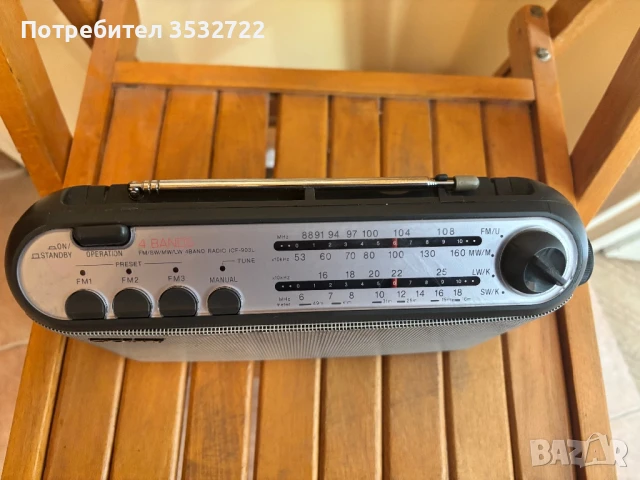 Радиоприемник Sony ICF 903 L, снимка 2 - Ресийвъри, усилватели, смесителни пултове - 51147416