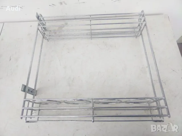 Механизъм стойка за вино ,вода, препарати, за шкаф за кухня с изтегляне. Изработен от неръждаем мета, снимка 2 - Кухни - 49892369