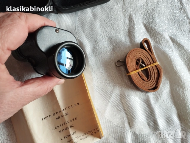ТОП Ловен Съветски Монокъл-МП 8 х 30-MADE IN СССР, снимка 4 - Екипировка - 53709063