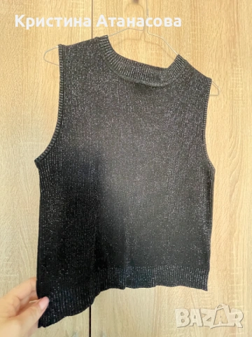 Потник лъскав рипс топ, снимка 2 - Потници - 53056634