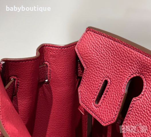 Hermes Birkin Bordeaux red, снимка 7 - Чанти - 45389816