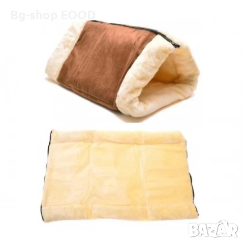 Меко и топло легло за куче - 2в1 самозатопляща се постелка и къща за котка, снимка 5 - За котки - 53942885