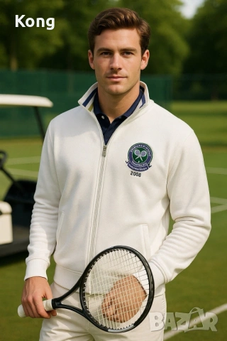 мъжко яке Polo Ralph Lauren Wimbledon 2008 Ралф Лоурен футболна фланелка Hummel Уимбълдън 