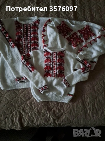 Плетени пуловери с българска шевица, снимка 3 - Други услуги - 53117999