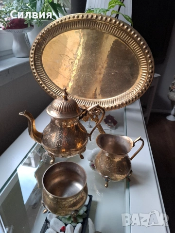 Винтидж комплект , снимка 2 - Антикварни и старинни предмети - 53678554