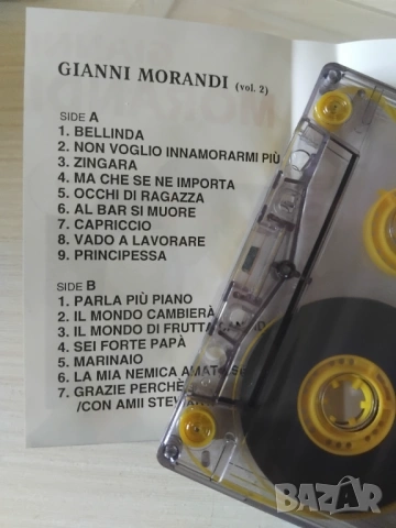Gianni Morandi - аудио касета музика, снимка 2 - Аудио касети - 54271294