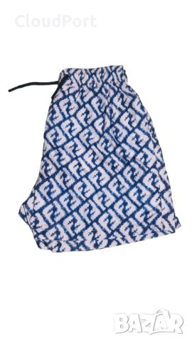 Мъжки бански шорти, FENDI, Синьо/Бяло (L), снимка 2 - Бански - 46401585