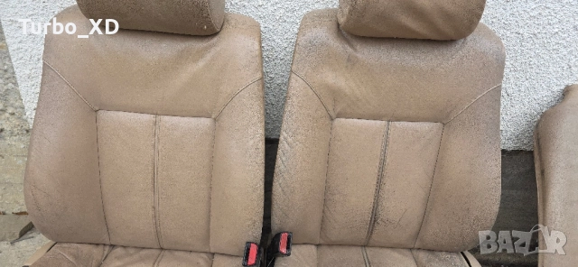 Продавам бежев кожен салон за BMW E39 комби, снимка 8 - Части - 51966204