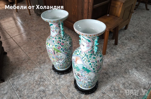 2 бр. големи старинни китайски вази, снимка 9 - Антикварни и старинни предмети - 50999691