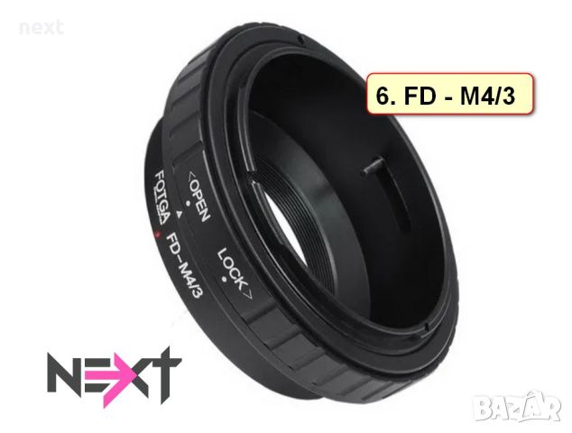 Преходник FOTGA за SONY e-mount / NEX / СОНИ - M42, M39, EF-S, LM, снимка 6 - Обективи и филтри - 42838721