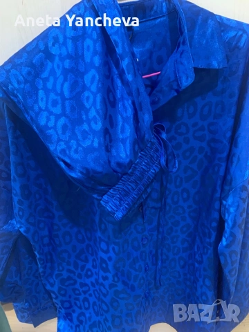 Дамски сет в синьо М размер, снимка 3 - Панталони - 53814783