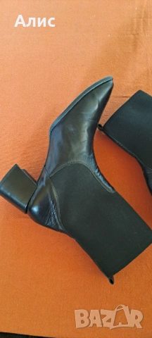 Боти ест.кожа, снимка 3 - Дамски боти - 53783354
