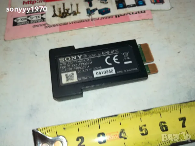 SONY EZW-RT50 WIRELESS TRANSCEIVER-ЗА УСИЛВАТЕЛ ВНОС SWISS 0402251040, снимка 11 - Ресийвъри, усилватели, смесителни пултове - 48957990