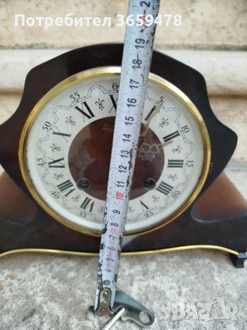 Стар каминен часовник, снимка 7 - Антикварни и старинни предмети - 51396980