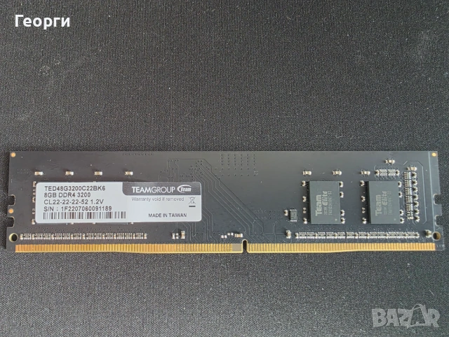 16GB (2x8GB) DDR4 3200MHz TeamGroup Elite – Отличен кит / като нов, снимка 2 - RAM памет - 54273729