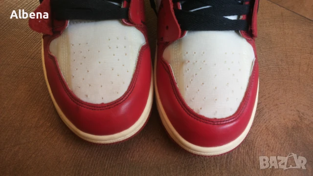Off-White × Nike Air Jordan 1 Retro High The Ten "Chicago" AA3834-101 Размер EUR 44/UK 9 41-14-S, снимка 12 - Кецове - 50462998