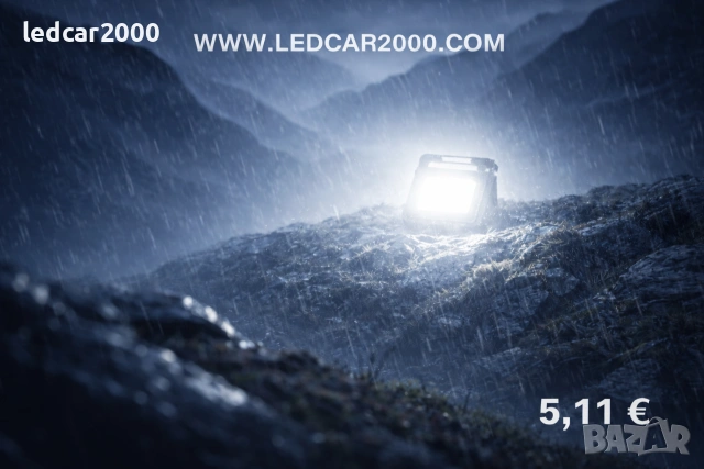 Мини LED фенер с вградена батерия, 800 lm, 500 mAh, IP44, 45 g, 6х4 см