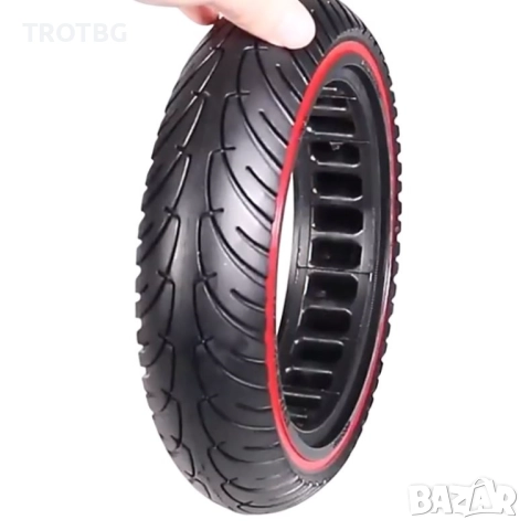 Плътна гума 8.5×2 с червен ринг за Xiaomi 1S / M365 / Pro / Pro2 и Gotrax G4 / Xr / V2, снимка 2 - Други спортове - 52587693
