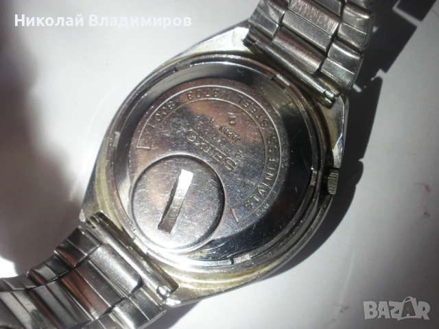 Seiko EL 370 електрически японски оригинален мъжки ръчен часовник, снимка 3 - Мъжки - 53459174