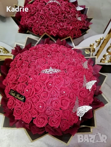 вечен букет от 101 рози