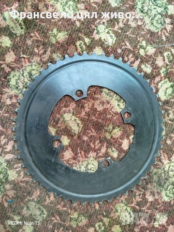 Водеща плоча 52 зъба за велосипед колело бсд 104, снимка 2 - Части за велосипеди - 51688683