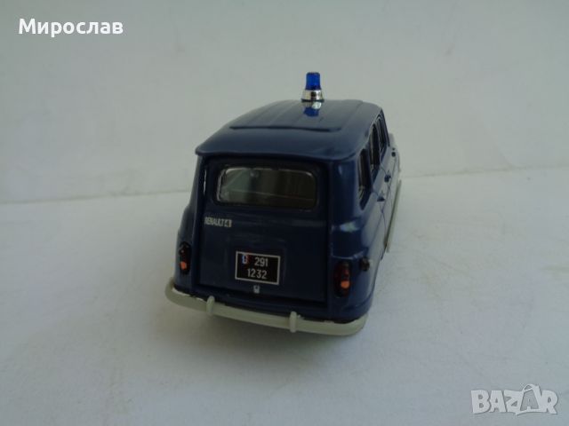  1:43 NOREV RENAULT R4 POLICE ПОЛИЦИЯ ИГРАЧКА КОЛИЧКА МОДЕЛ, снимка 4 - Колекции - 45994729