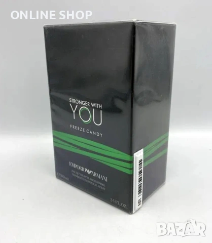 Emporio Armani Stronger With You Freeze Candy 100ml EDT men, снимка 3 - Мъжки парфюми - 53587184