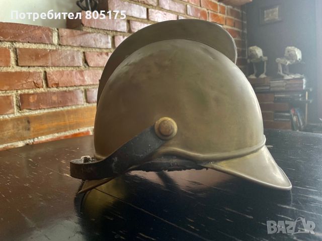 Стара немска пожарникарска каска., снимка 2 - Антикварни и старинни предмети - 45695885