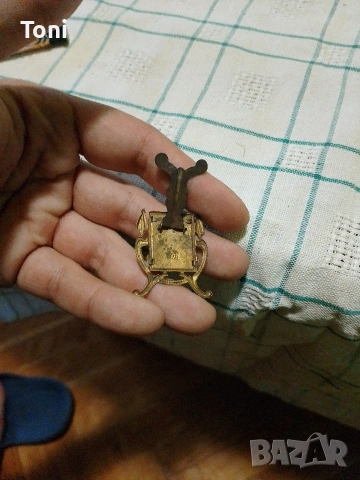 бронзова икона иконка барок винтидж ретро дърта яко , снимка 2 - Антикварни и старинни предмети - 54207494