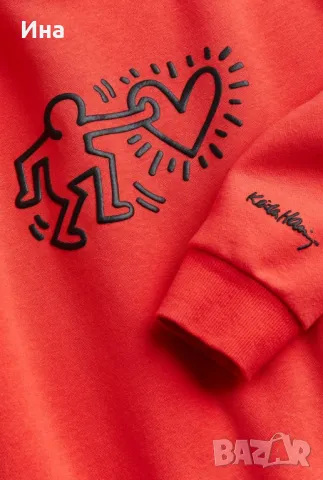 HM Keith Haring сет спортен панталон и блуза р-р 158 см., снимка 7 - Детски комплекти - 49840234