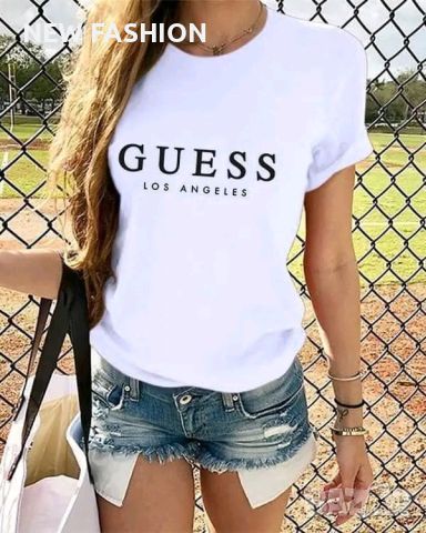 Дамски Памучни Тениски : XS-2XL: GUESS , снимка 1 - Тениски - 46759774