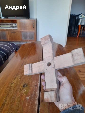 Стара стойка,кръстачка за Елха, снимка 3 - Други ценни предмети - 53964882