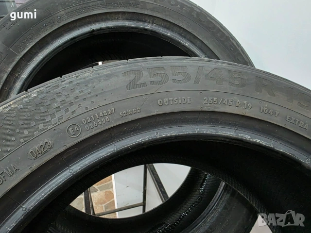 2бр летни гуми 255/45/19 CONTINENTAL L05215 , снимка 4 - Гуми и джанти - 53883795